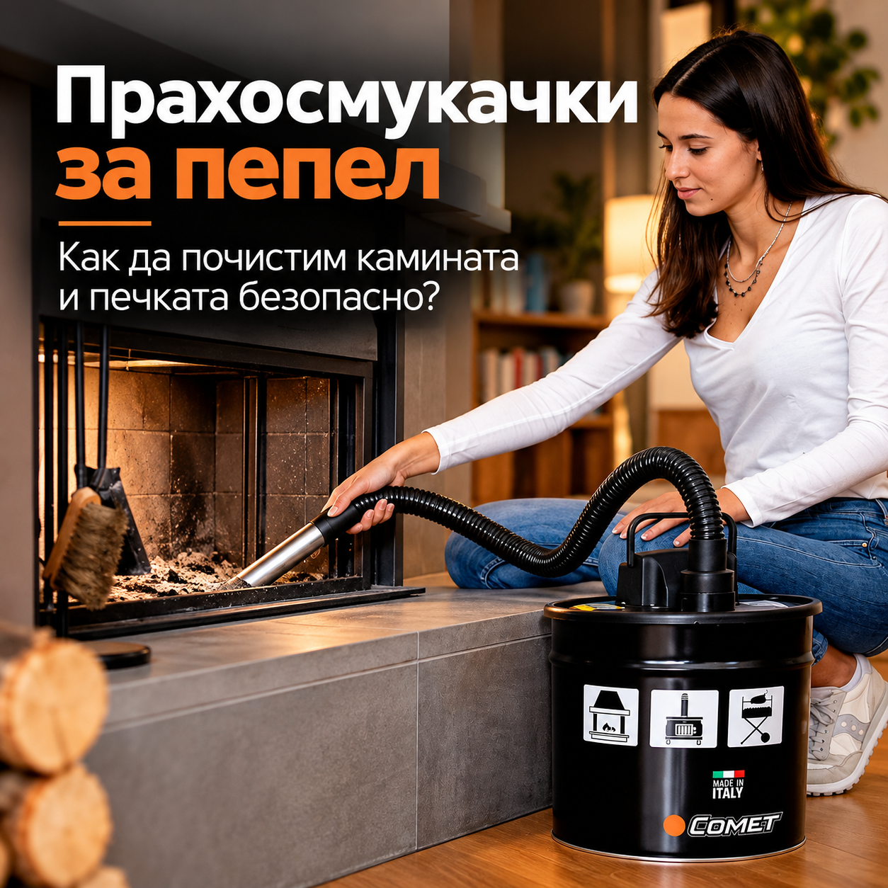 Прахосмукачки за пепел – как да почистим камината и печката безопасно?