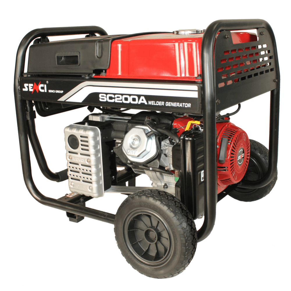 Бензинов заваръчен генератор SENCI SC-200A, 5.5 kW, 230 V, 50–200 A, AVR