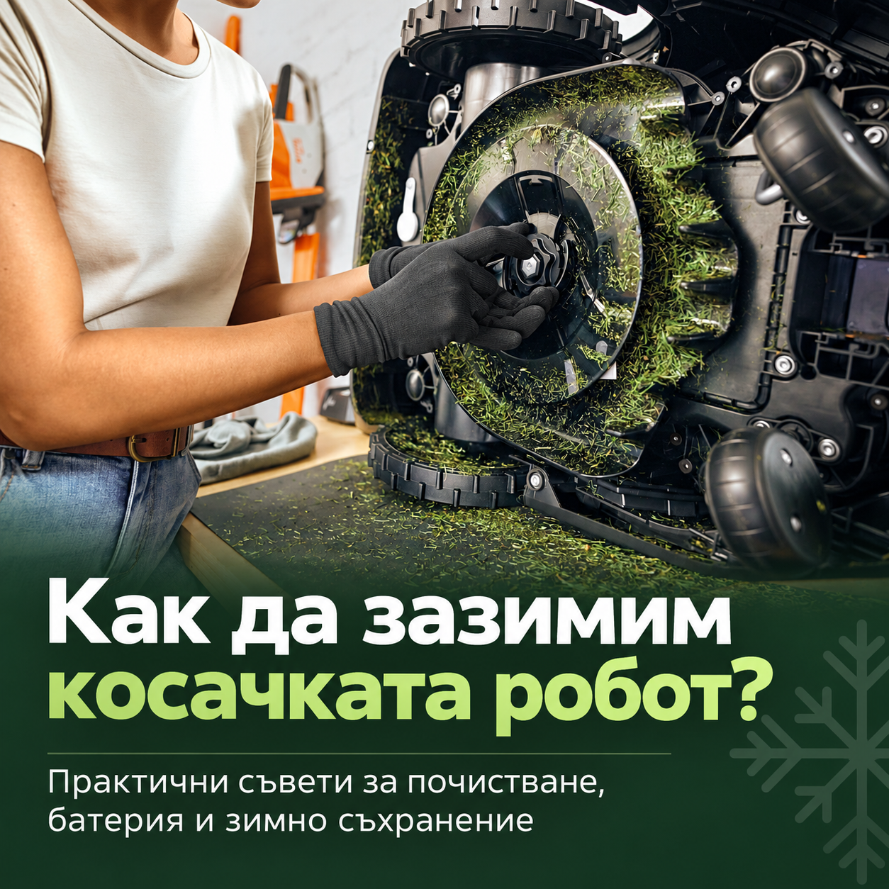 Зазимяване на косачка робот – съвети | GardenMAX