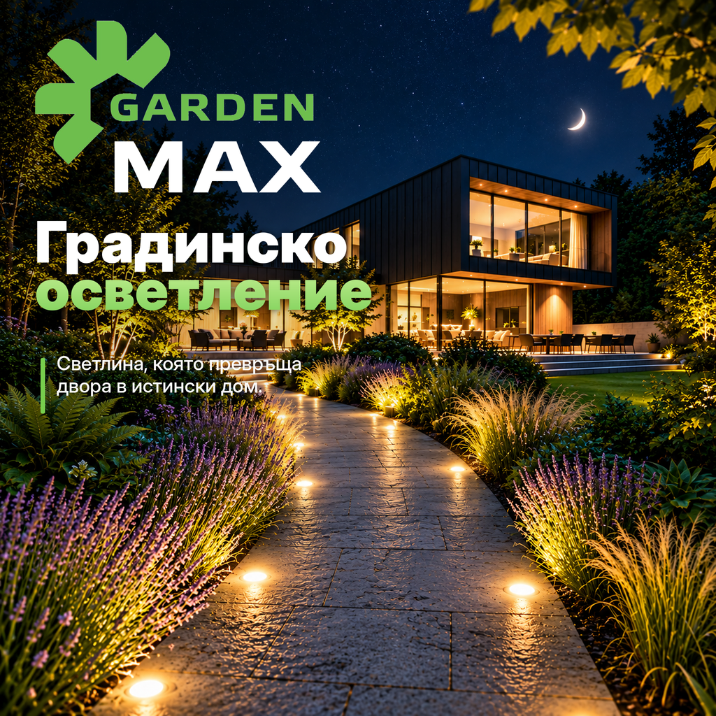 Градинско осветление и градински лампи | GardenMAX
