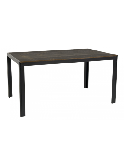 HORECANO Правоъгълна маса 156x78xh74 см PLASTIC WOOD КАФЯВА (SAK-156)