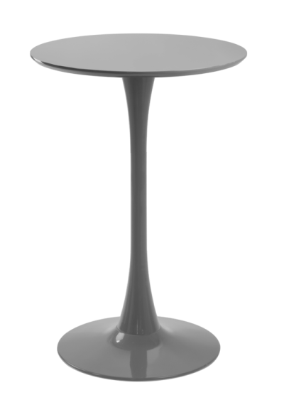 HORECANO ASPEN Кръгла висока маса Ø60xh101 см СИВА (HC-42526-1 + HC-42526-2)