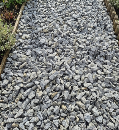 Grey Granite Gravel 20 kg for Garden, Yard and Pathways