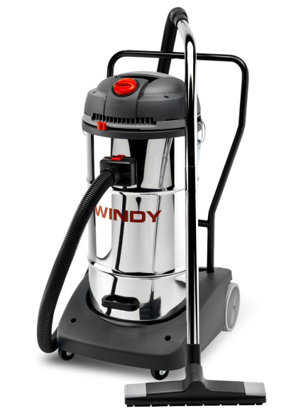 Двумоторна професионална прахосмукачка LAVOR WINDY 265 IF 65 л, 2400 W, мокро и сухо почистване