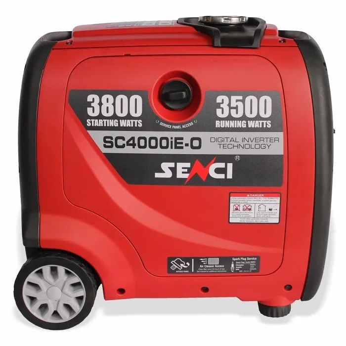 Бензинов инверторен генератор SENCI SC4000iE-O, 230 V, 3.8 kW, 10 л, ел. стартер, AVR 