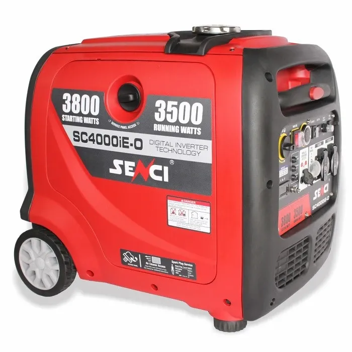Бензинов инверторен генератор SENCI SC4000iE-O, 230 V, 3.8 kW, 10 л, ел. стартер, AVR 