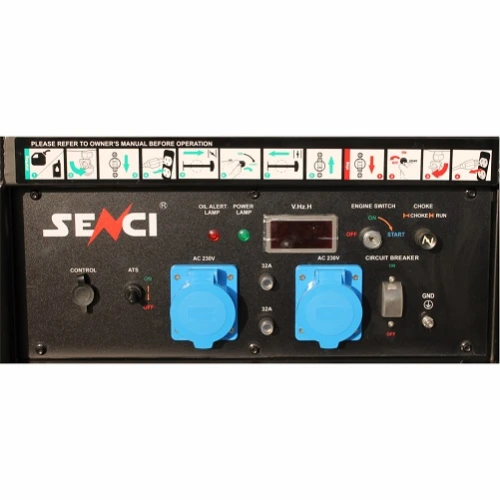 Бензинов монофазен генератор SENCI SC-13000 EVO ATS, 11 kW, 45 л, 20 к.с.