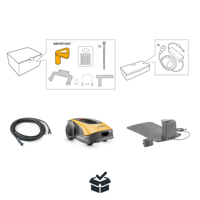 Robotic Lawnmower Stiga A 750 Robotic Lawnmower, 900sq.m., Autonomous