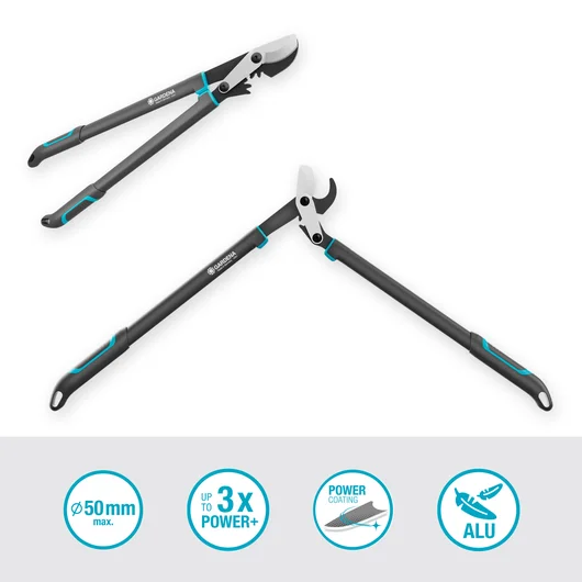 Gardena Pruning Lopper EnergyCut Pro L, Bypass Cut, Tree Loppers For Green Wood