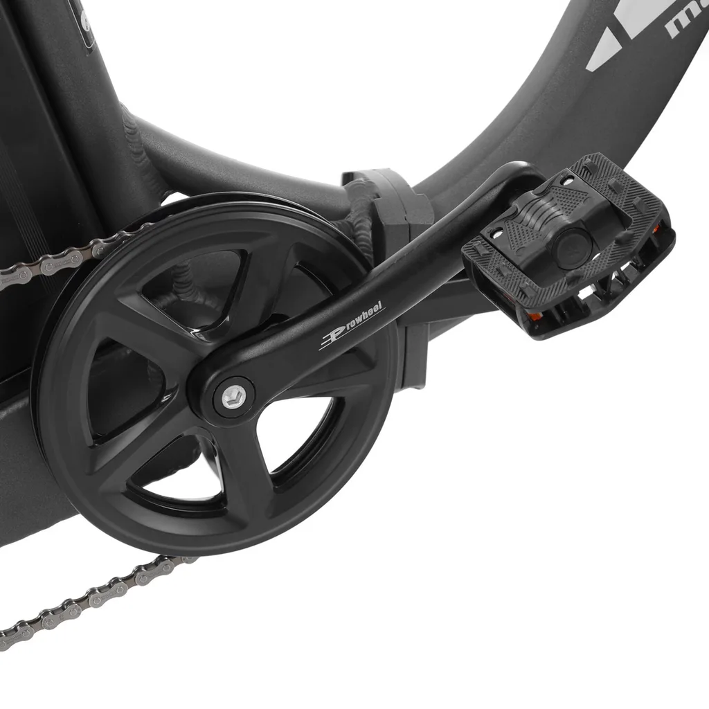 Electric Bicycle HECHT COMPOS XL GREY, 250 W, 36 V, 13 Ah, 25 km/h, 20”, Foldabl