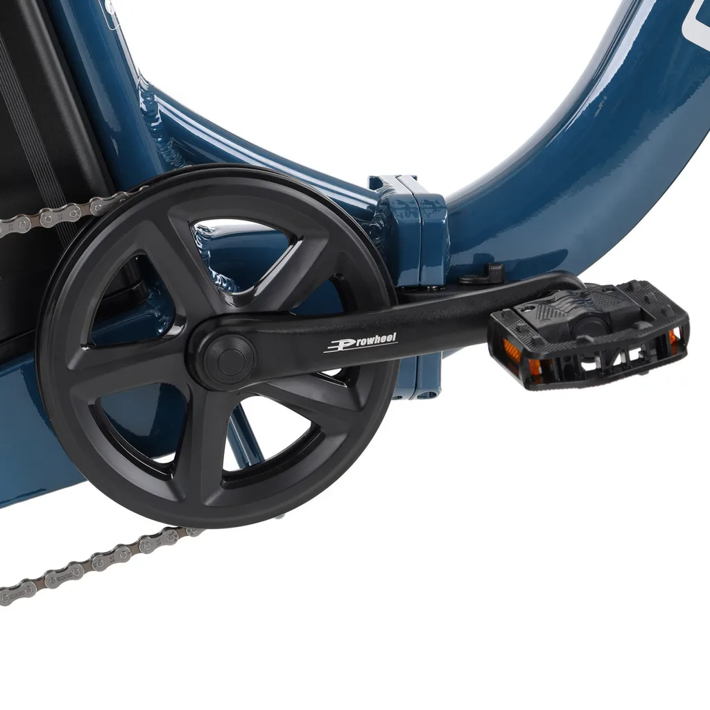 Electric Bicycle HECHT COMPOS XL BLUE, 250 W, 36 V, 13 Ah, 25 km/h, 20”, Foldable