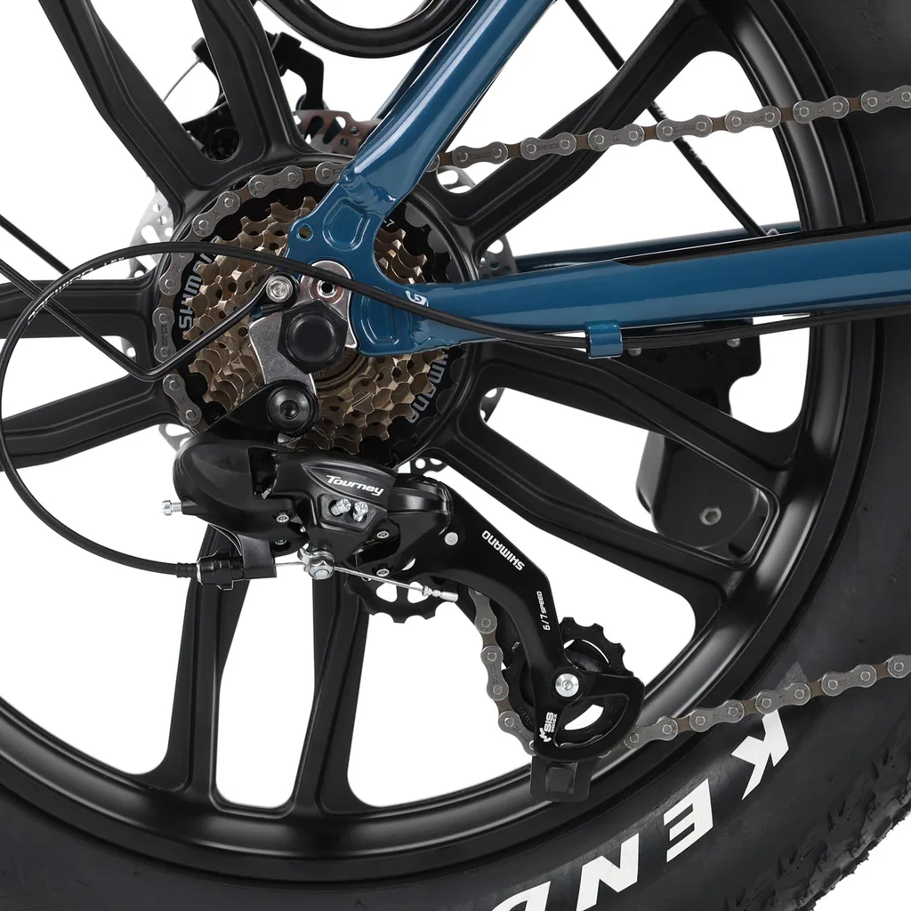Electric Bicycle HECHT COMPOS XL BLUE, 250 W, 36 V, 13 Ah, 25 km/h, 20”, Foldable