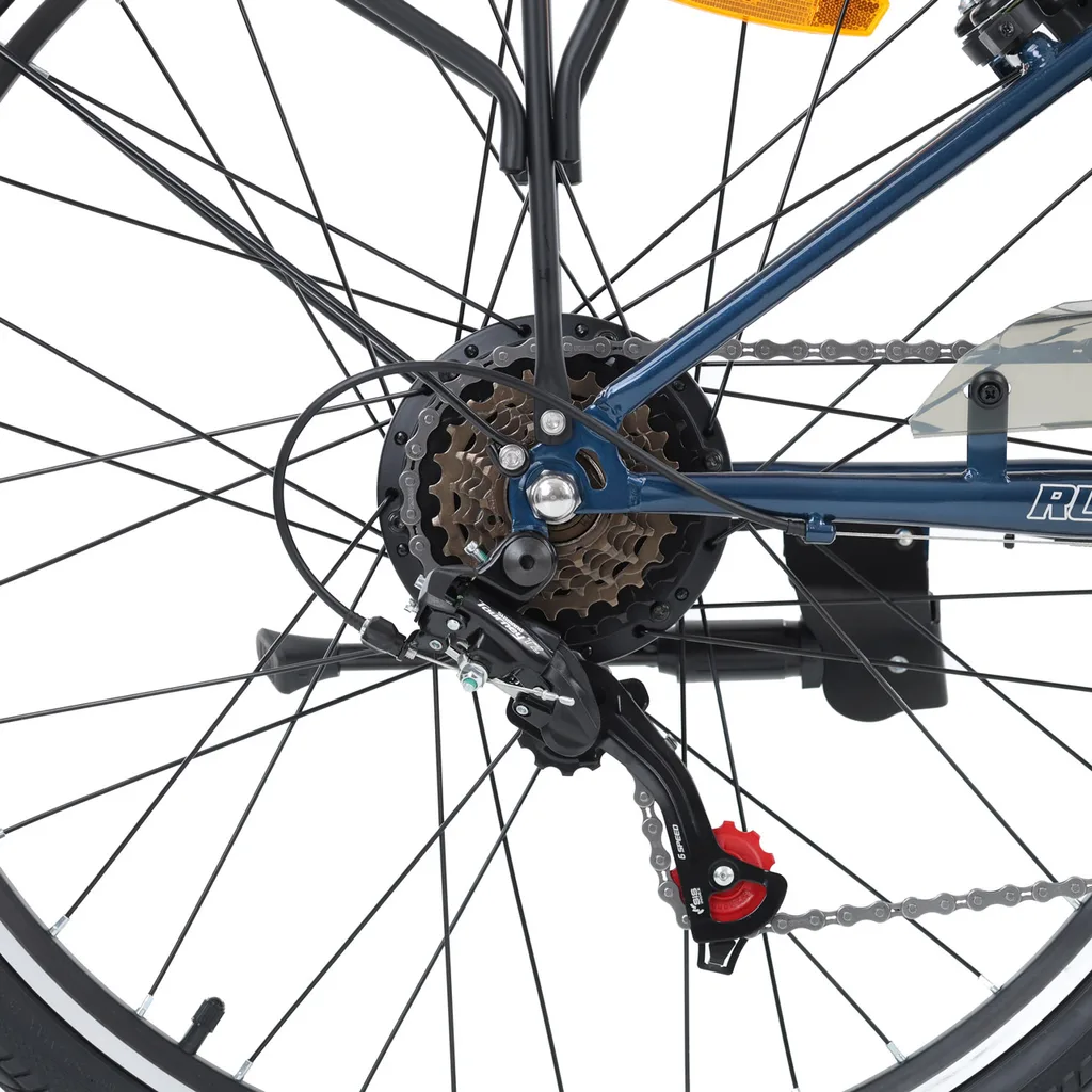 Electric Bike HECHT RUNNIS BLUE – 250 W, 36 V, 10.4 Ah, 25 km/h, 26