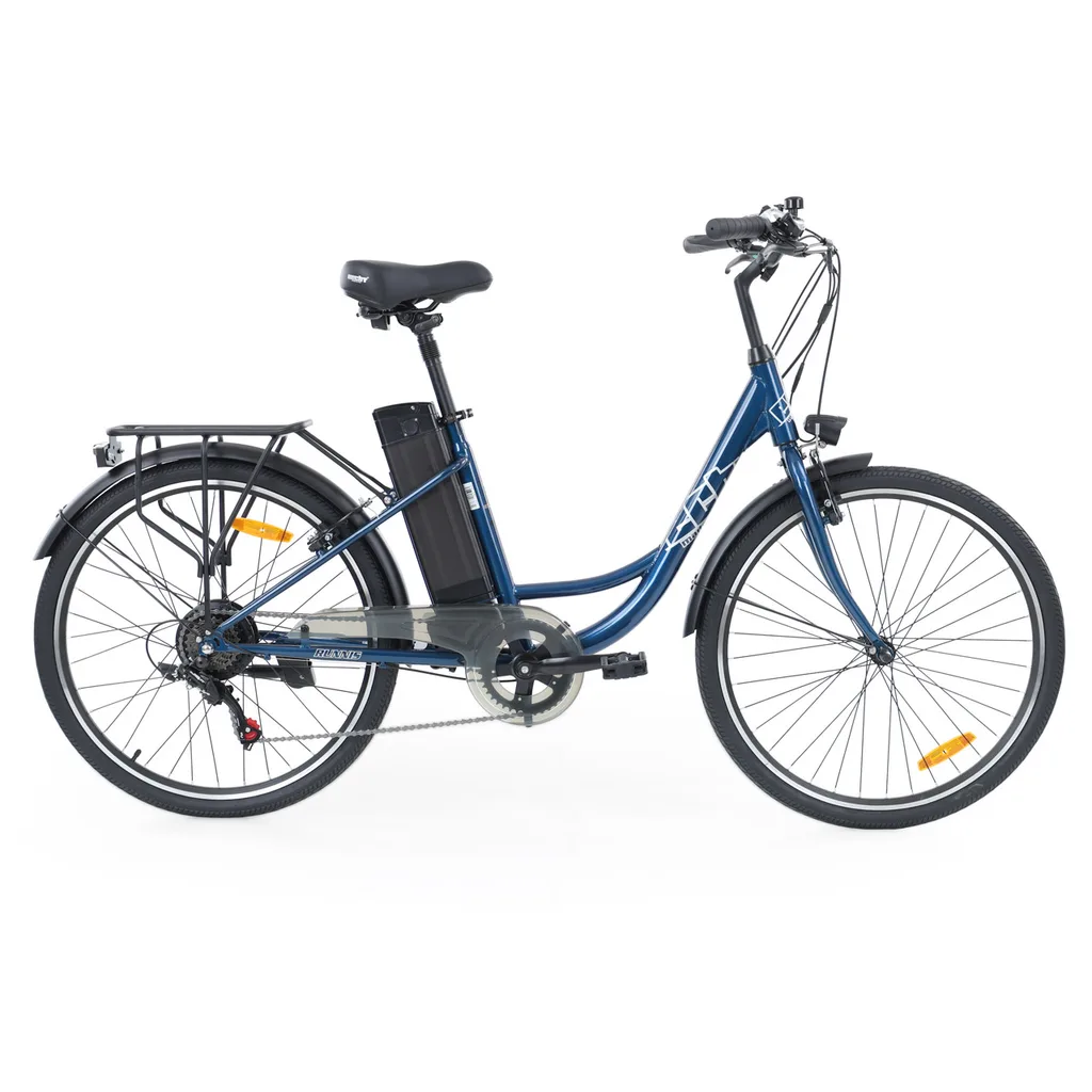 Electric Bike HECHT RUNNIS BLUE – 250 W, 36 V, 10.4 Ah, 25 km/h, 26