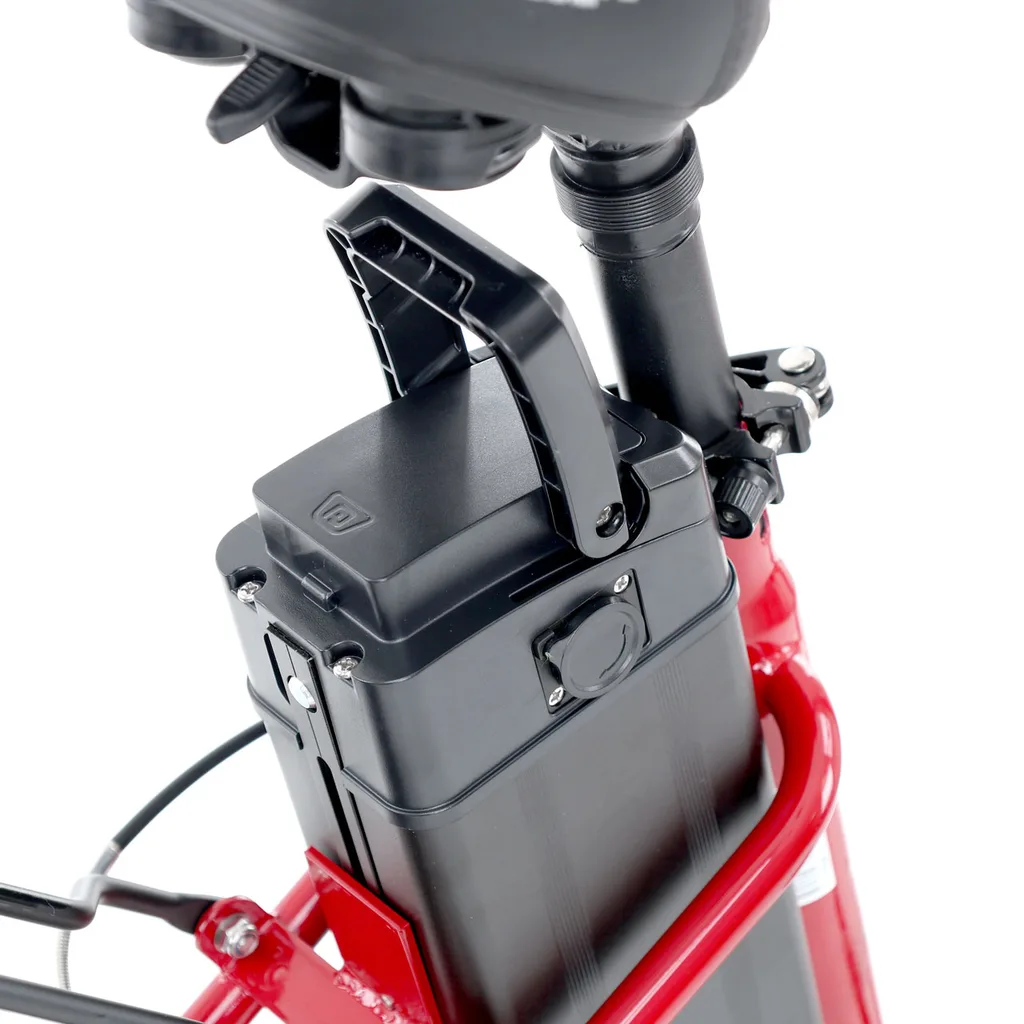 Electric Bike HECHT RUNNIS RED – 250 W, 36 V, 10.4 Ah, 25 km/h, 26
