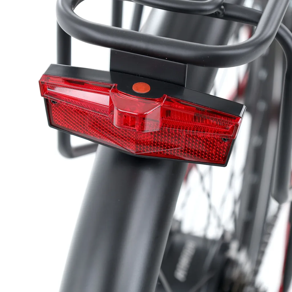 Electric Bike HECHT RUNNIS RED – 250 W, 36 V, 10.4 Ah, 25 km/h, 26