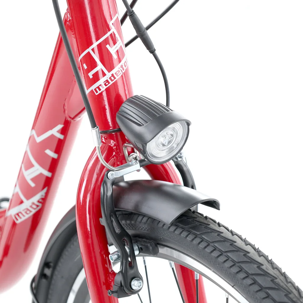 Electric Bike HECHT RUNNIS RED – 250 W, 36 V, 10.4 Ah, 25 km/h, 26