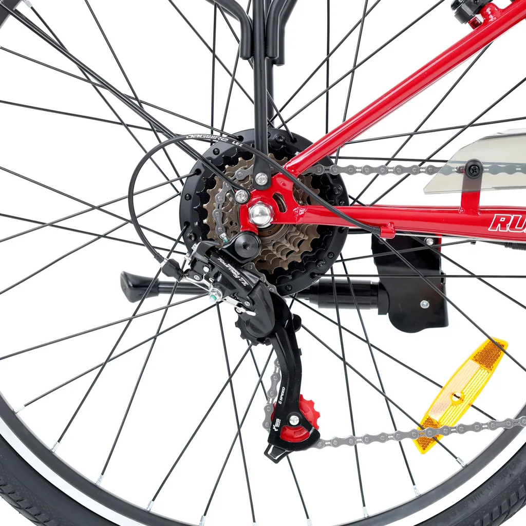 Electric Bike HECHT RUNNIS RED – 250 W, 36 V, 10.4 Ah, 25 km/h, 26