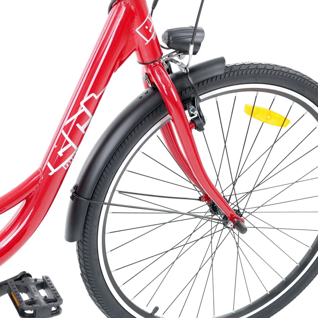 Electric Bike HECHT RUNNIS RED – 250 W, 36 V, 10.4 Ah, 25 km/h, 26