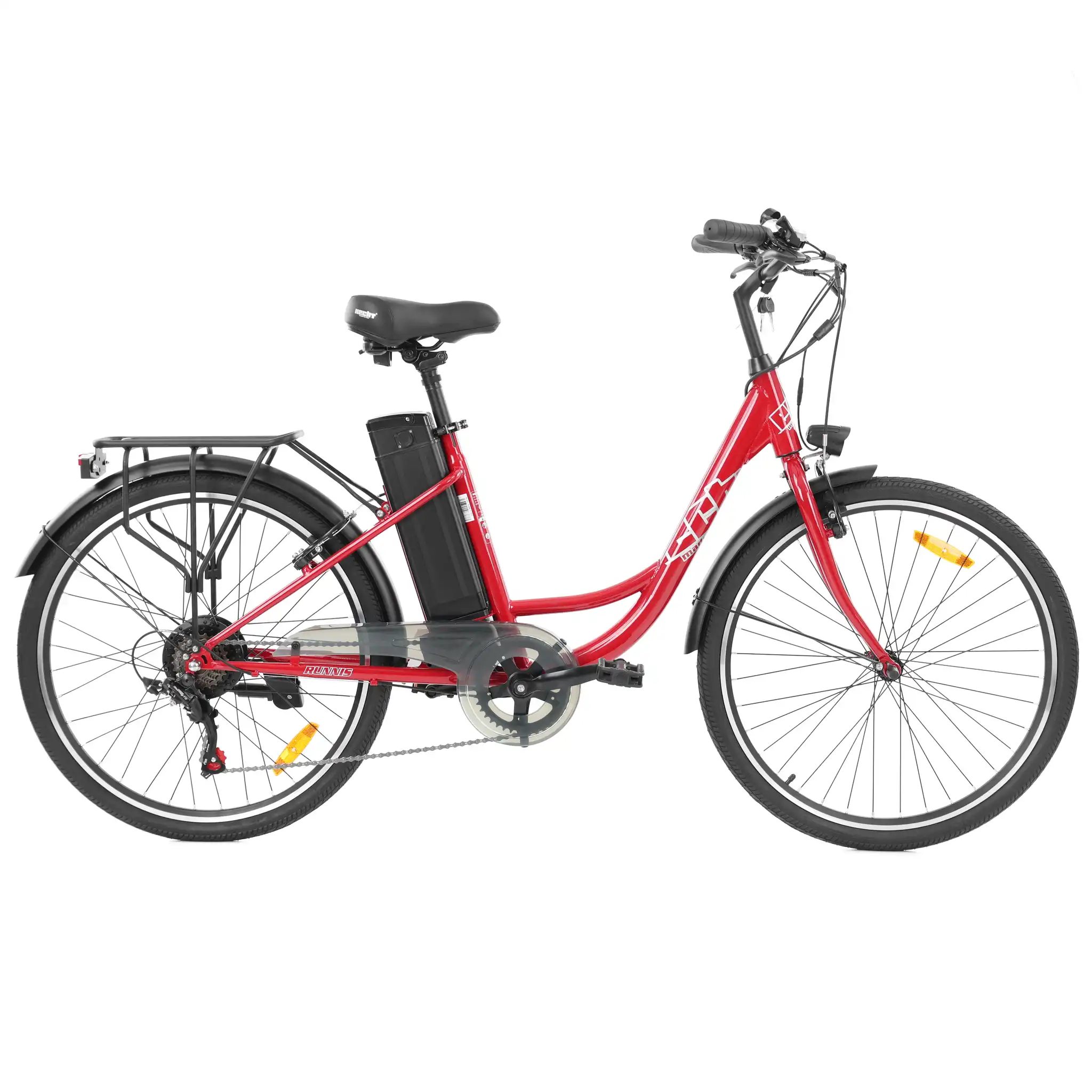 Electric Bike HECHT RUNNIS RED – 250 W, 36 V, 10.4 Ah, 25 km/h, 26