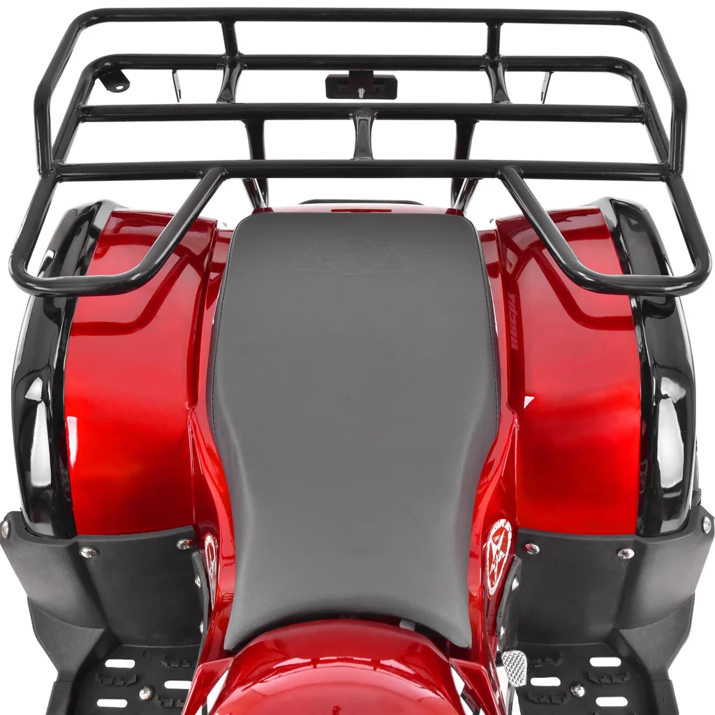 HECHT 56126 RED Gasoline ATV – 8.1 HP, 50 km/h, 125 cc, 120 kg Load, 2.5 L Fuel Tank, Electric Start