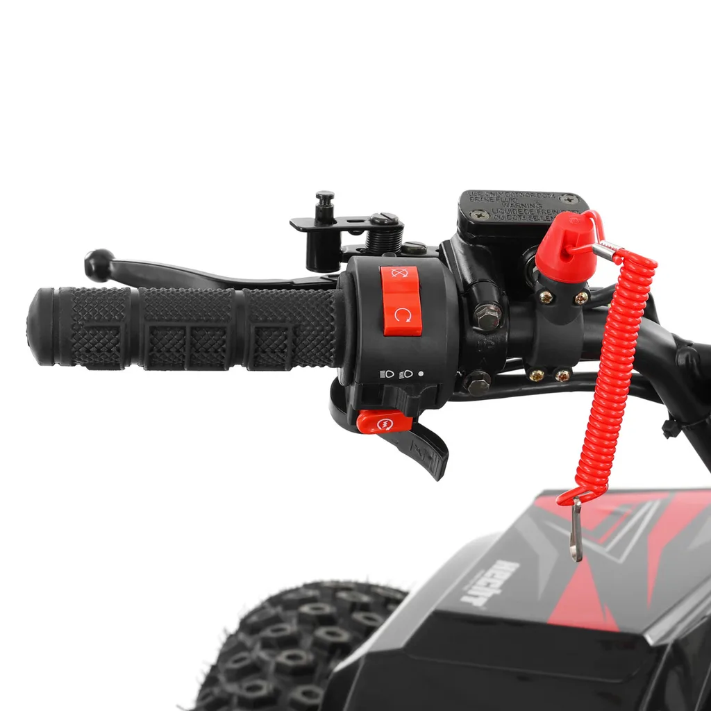 HECHT 56110 Kids’ Gasoline ATV – 110 cc, 6.6 HP, 55 km/h, 90 kg Load, 2.1 L Tank, Electric Start