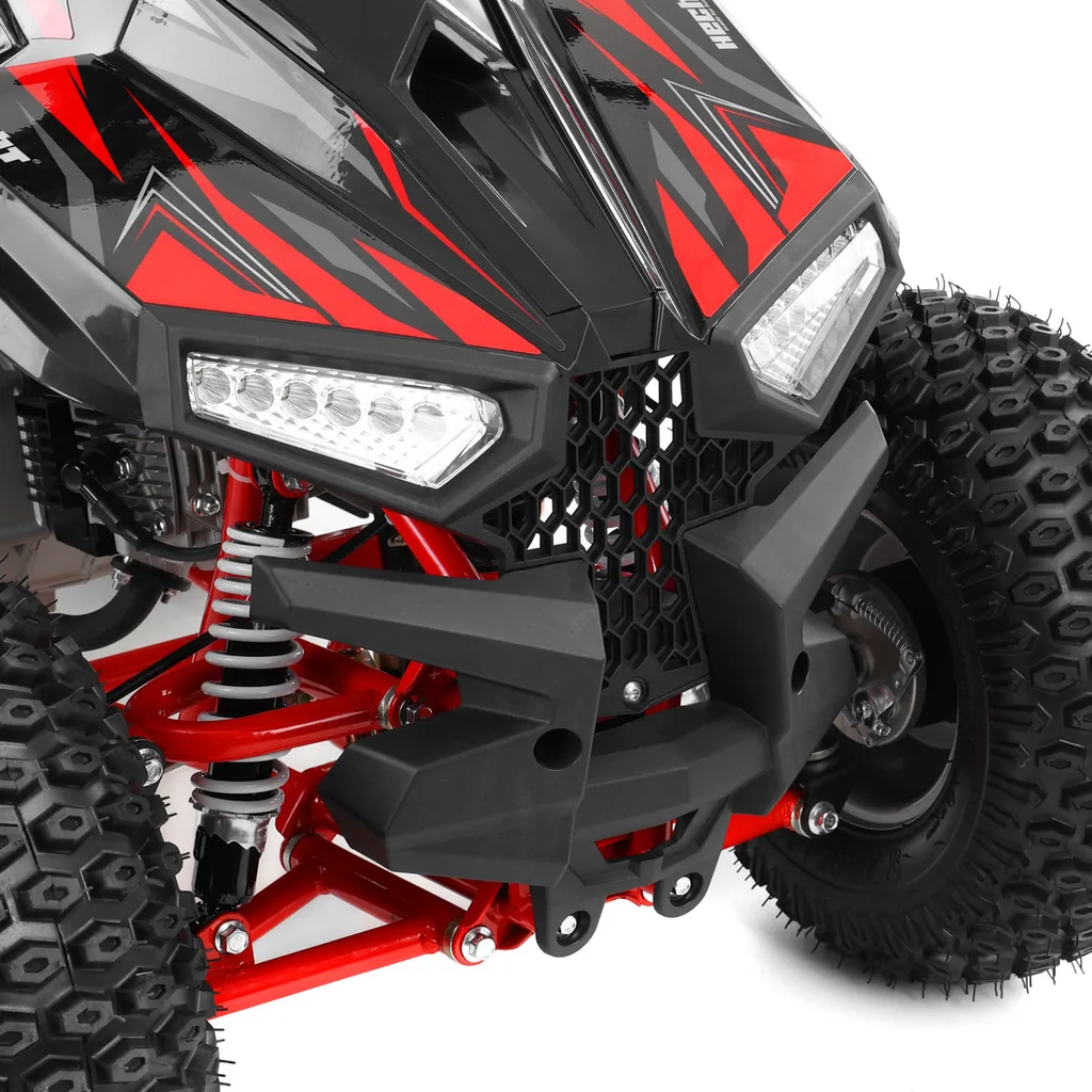 HECHT 56110 Kids’ Gasoline ATV – 110 cc, 6.6 HP, 55 km/h, 90 kg Load, 2.1 L Tank, Electric Start