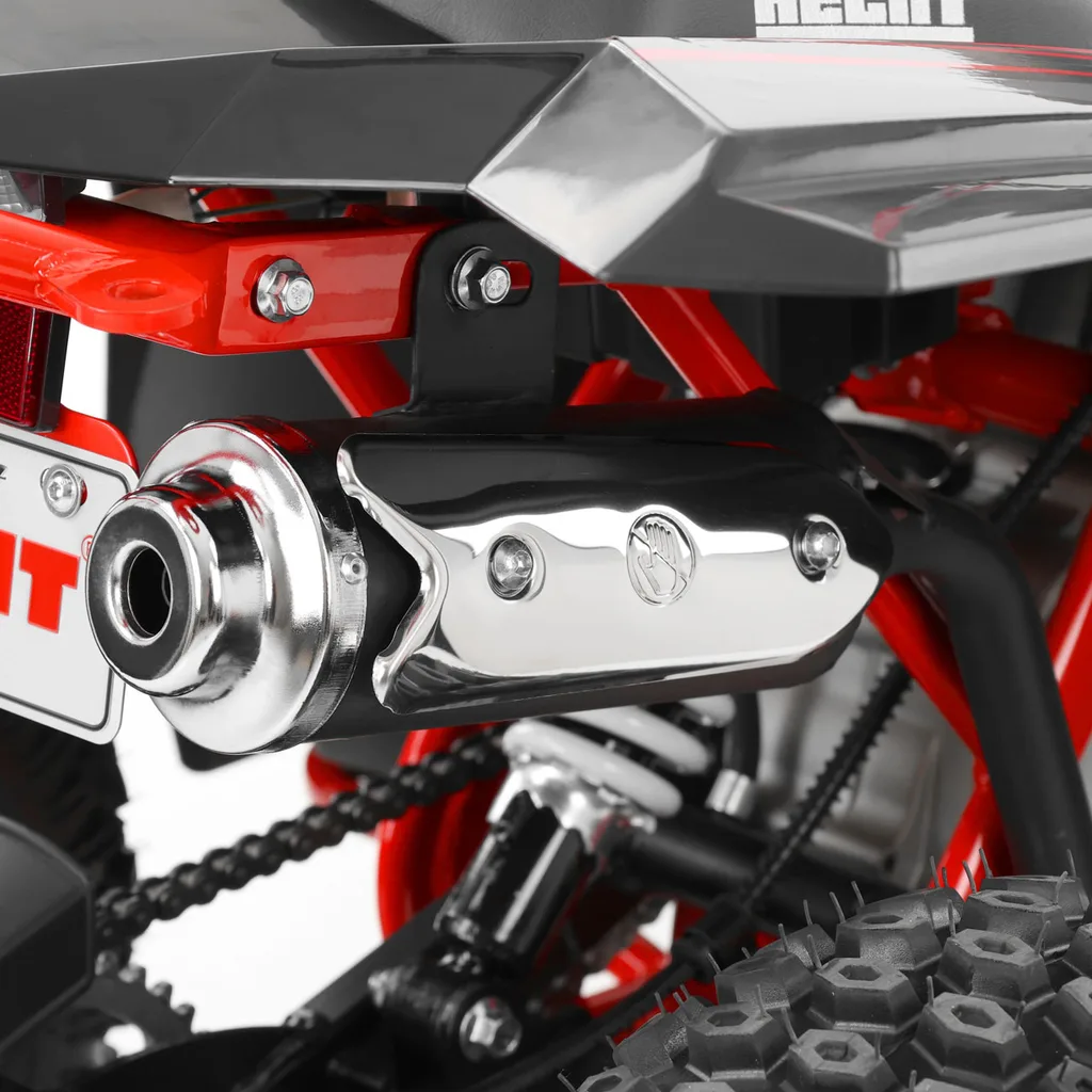 HECHT 56110 Kids’ Gasoline ATV – 110 cc, 6.6 HP, 55 km/h, 90 kg Load, 2.1 L Tank, Electric Start