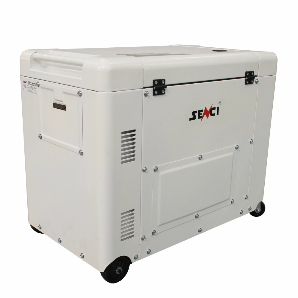 Шумоизолиран дизелов трифазен генератор Senci SCDG-10000SE TEQ – 230/400 V, 7.5 kW / 9.4 kVA