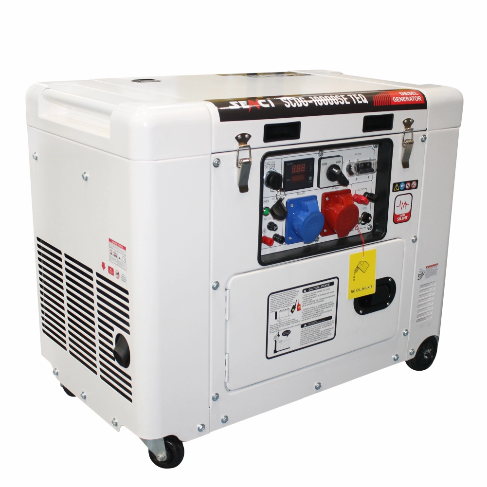 Шумоизолиран дизелов трифазен генератор Senci SCDG-10000SE TEQ – 230/400 V, 7.5 kW / 9.4 kVA