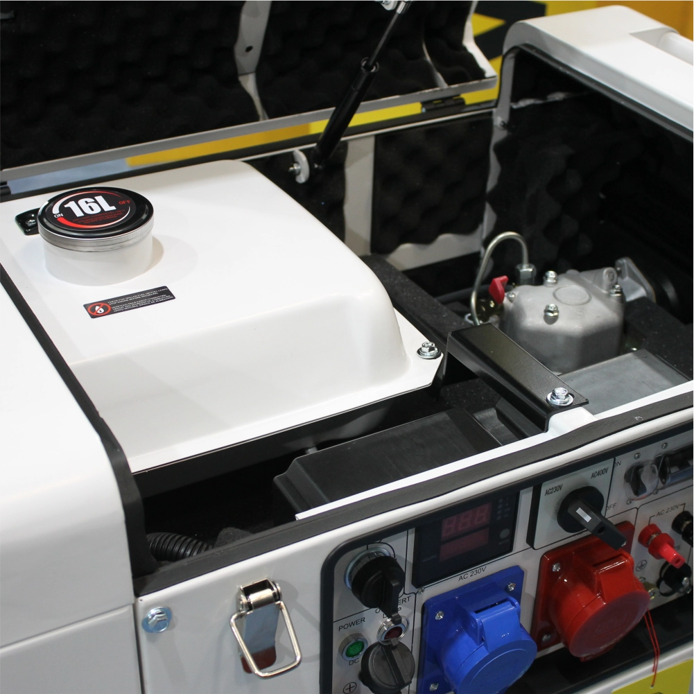 Шумоизолиран дизелов трифазен генератор Senci SCDG-10000SE TEQ – 230/400 V, 7.5 kW / 9.4 kVA