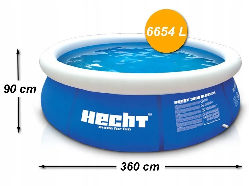 Pool HECHT 3609 BLUESEA, 360 x 90 cm, 6654 L