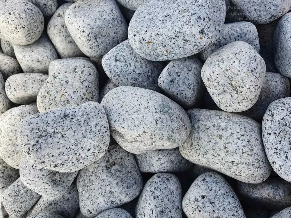 Grey Decorative Granite Stones 20 kg for Garden and Yard