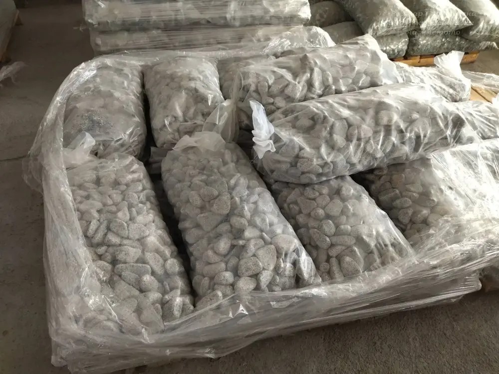Grey Decorative Granite Stones 20 kg for Garden and Yard