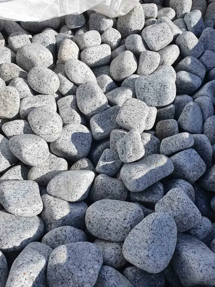 Grey Decorative Granite Stones 20 kg for Garden and Yard