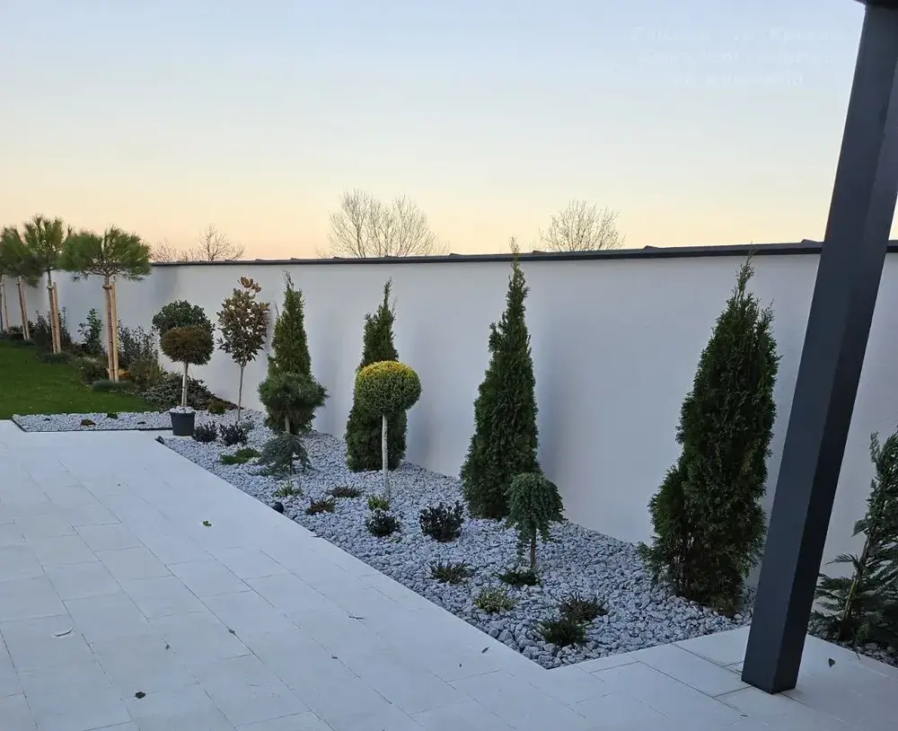 Grey Decorative Granite Stones 20 kg for Garden and Yard
