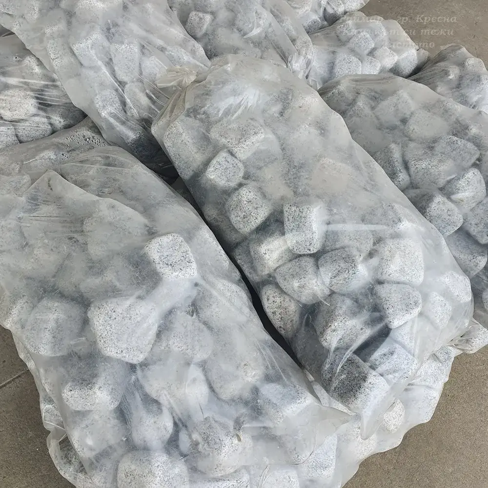 Grey Decorative Granite Stones 20 kg for Garden and Yard
