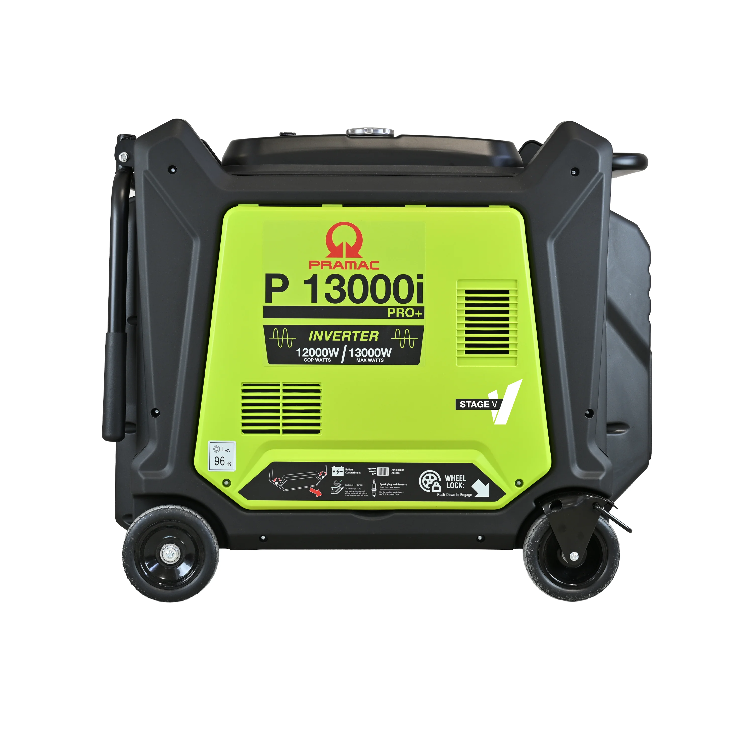 PRAMAC P13000i Petrol Inverter Generator, 13 kW, 400/230 V, 3/1 Phase