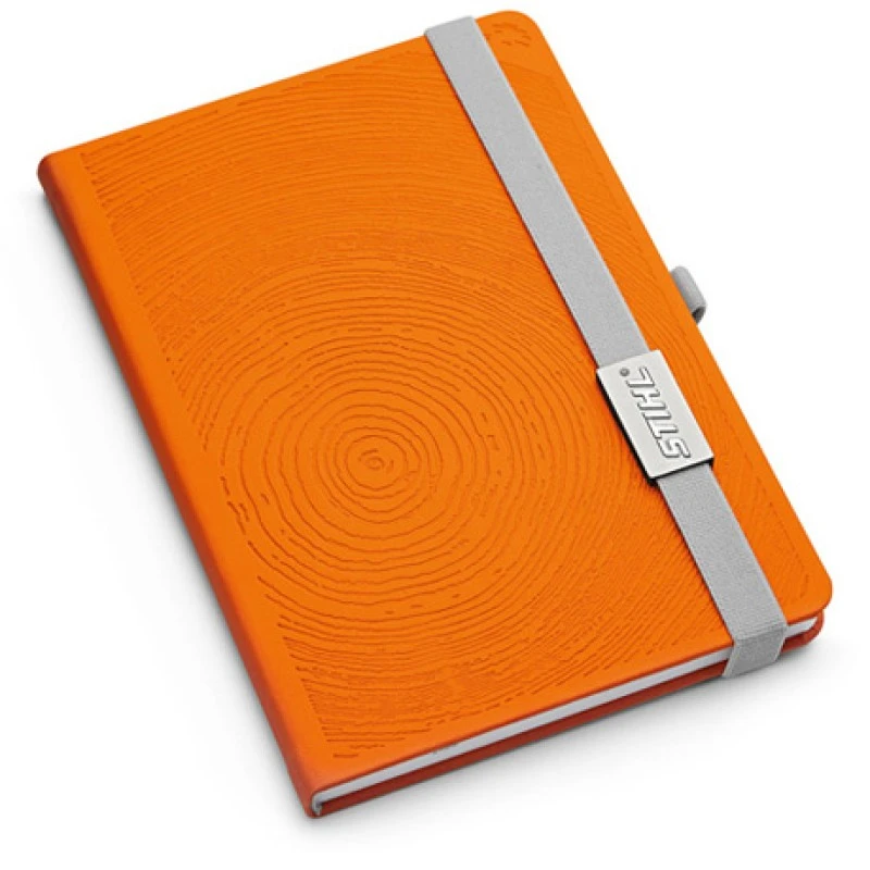 Бележник STIHL LanyBook A5, с карирани листа и релефна корица