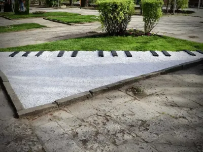 White Marble Gravel / Chippings 20 kg for Garden, Yard and Paths