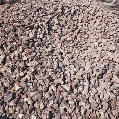 Red Marble Gravel / Chippings 1 Ton for Garden, Yard and Paths