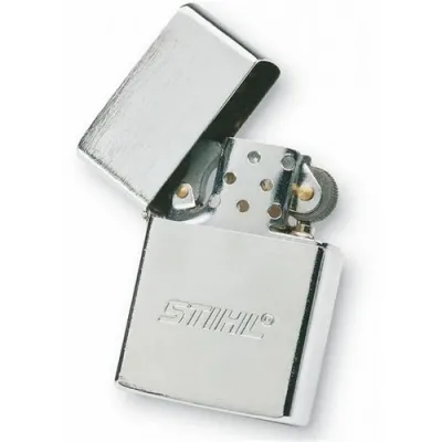 Zippo STIHL CONTRA LIGHTNING Lighter, Silver